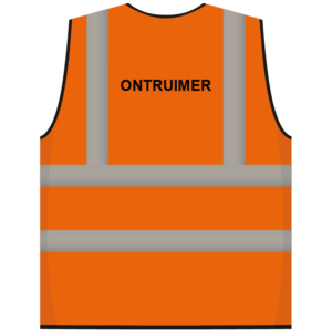 RWS veiligheidsvest ontruimer oranje