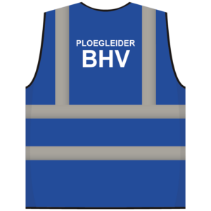 RWS veiligheidsvest ploegleider BHV blauw