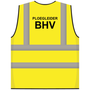 RWS veiligheidsvest ploegleider BHV geel