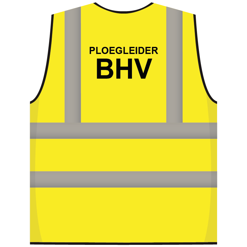 RWS veiligheidsvest ploegleider BHV geel