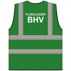 RWS veiligheidsvest ploegleider BHV groen