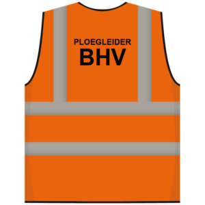 RWS veiligheidsvest ploegleider BHV oranje