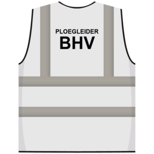 RWS veiligheidsvest ploegleider BHV wit