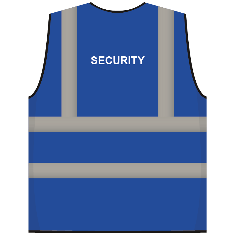 RWS veiligheidsvest security blauw