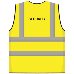 RWS veiligheidsvest security geel