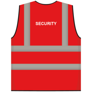 RWS veiligheidsvest security rood