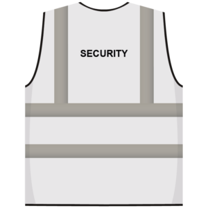 RWS veiligheidsvest security wit