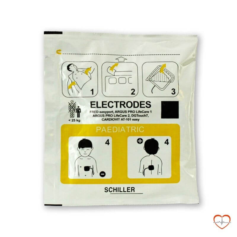 Elektroden kinderen schiller AED