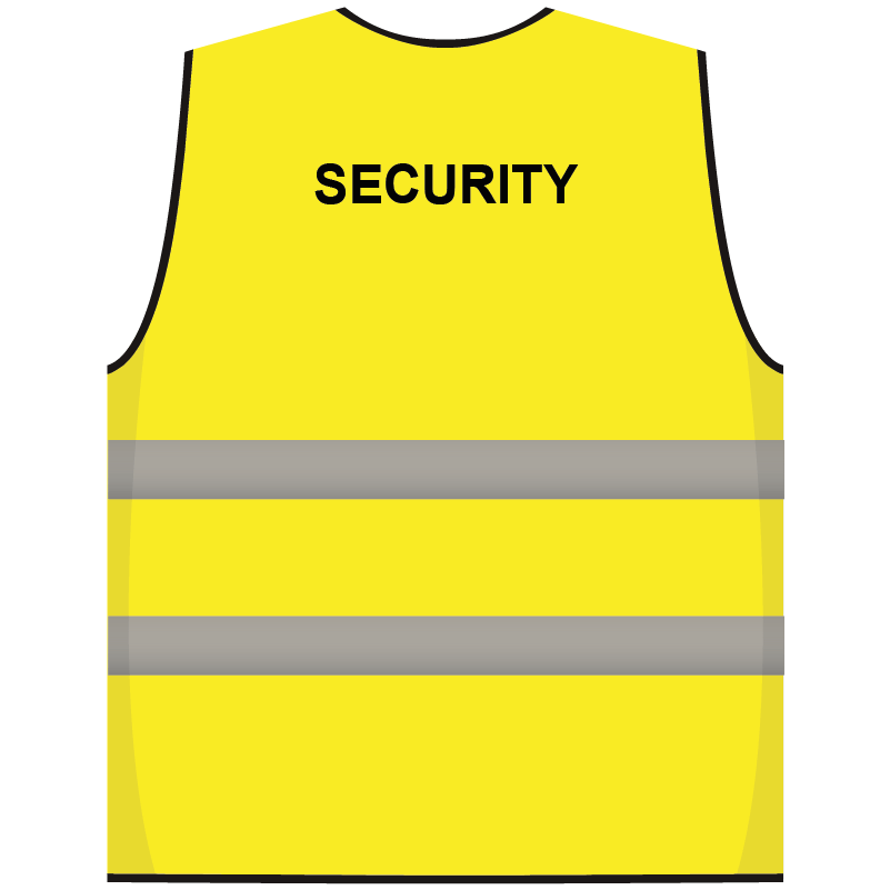 Security hesje geel