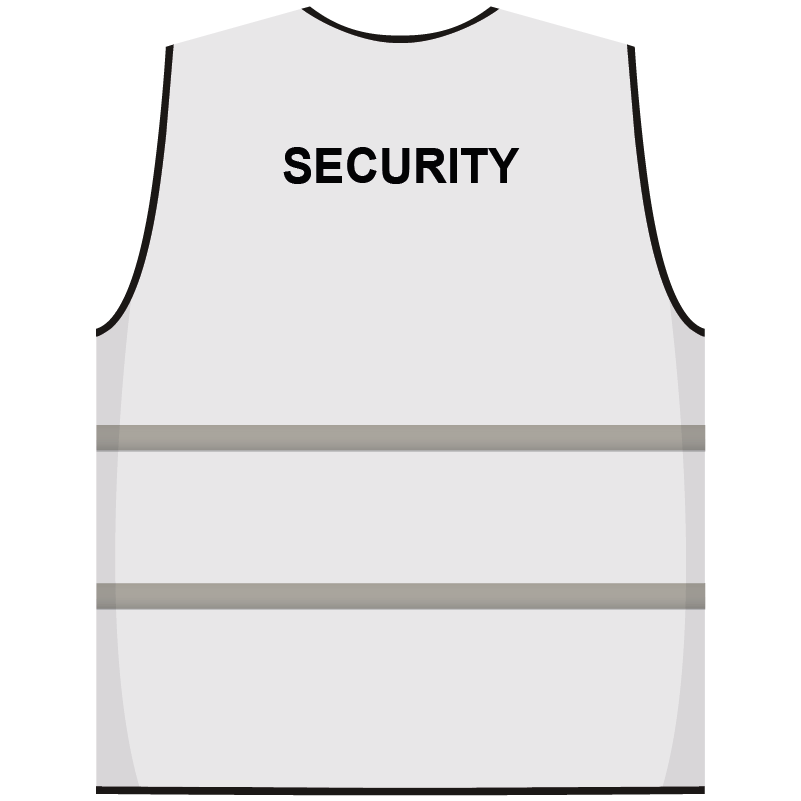 Security hesje wit