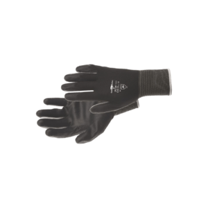 Safe Worker Nylonflex handschoenen zwart PU coating