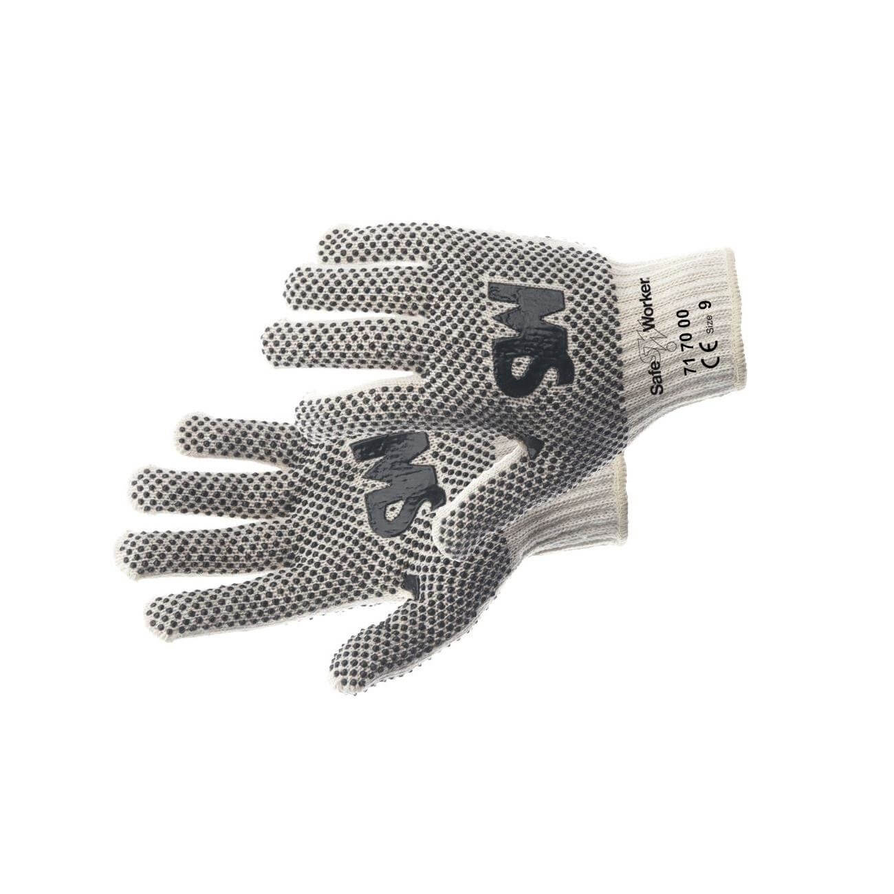 Safe Worker Polka Dots handschoenen PVC nopjes