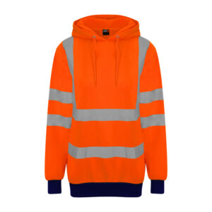 Reflecterende hoodie oranje