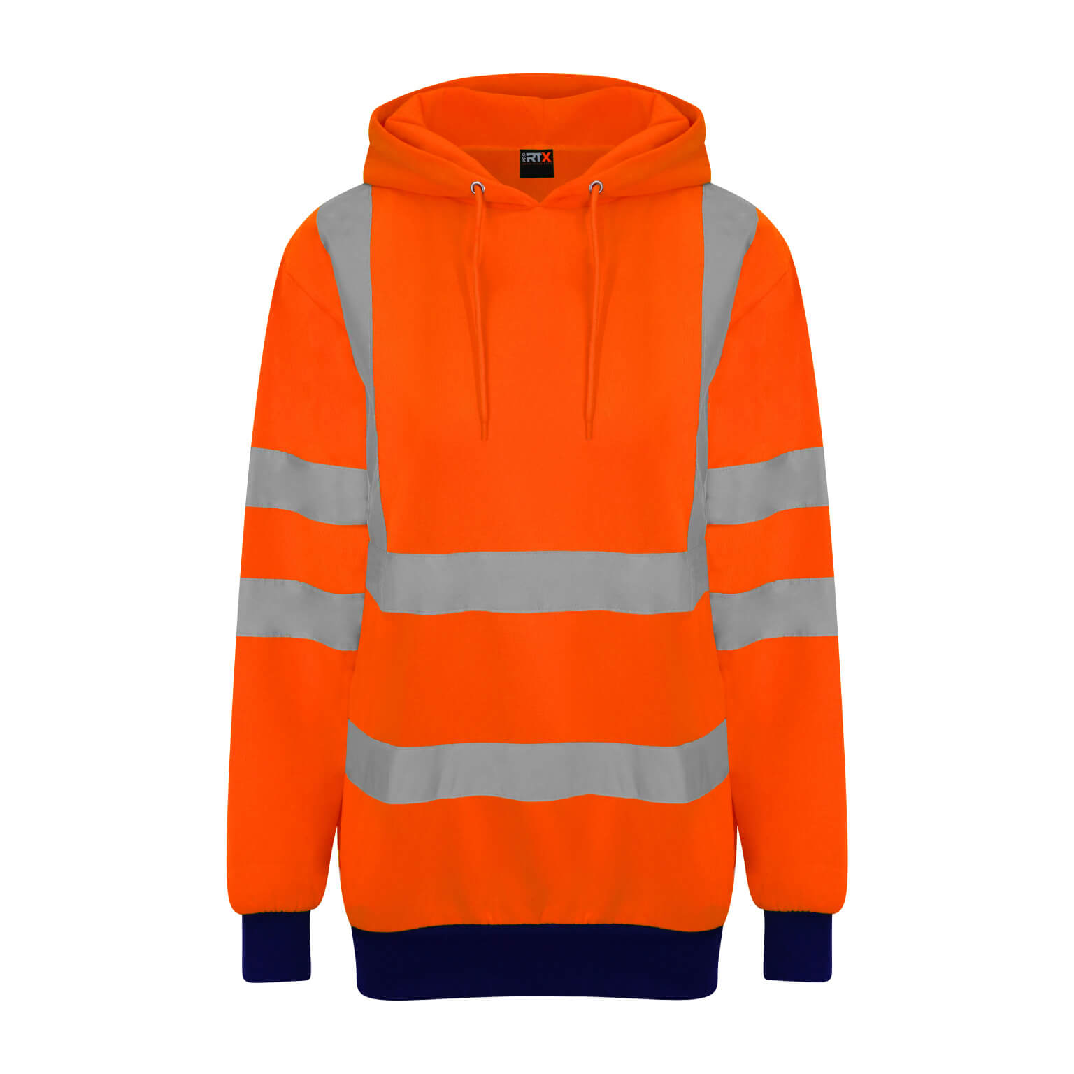 Reflecterende hoodie oranje