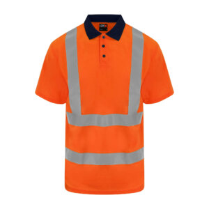 Reflecterende polo oranje