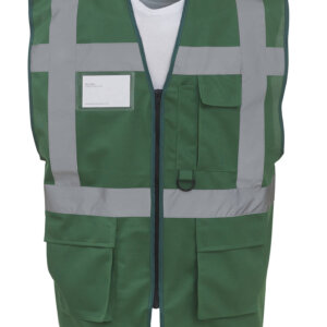 Veiligheidshesje met rits groen