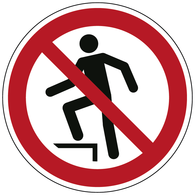 Verboden het oppervlak te betreden