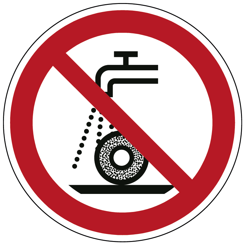 Verboden nat te slijpen