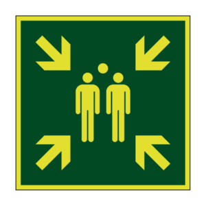 Verzamelplaats lichtgevend