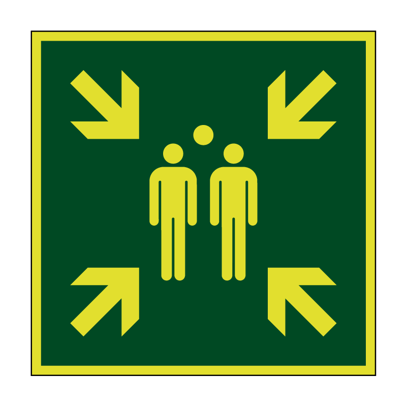 Verzamelplaats lichtgevend