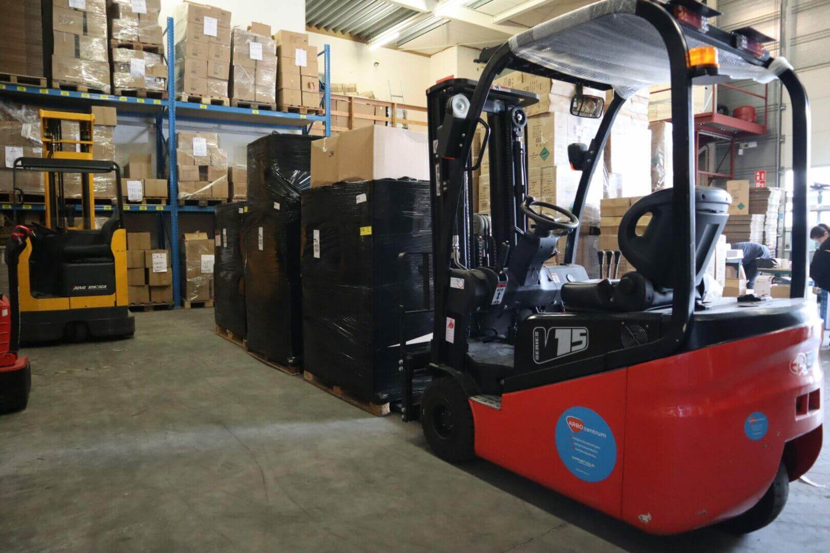 Heftruck en reachtruck